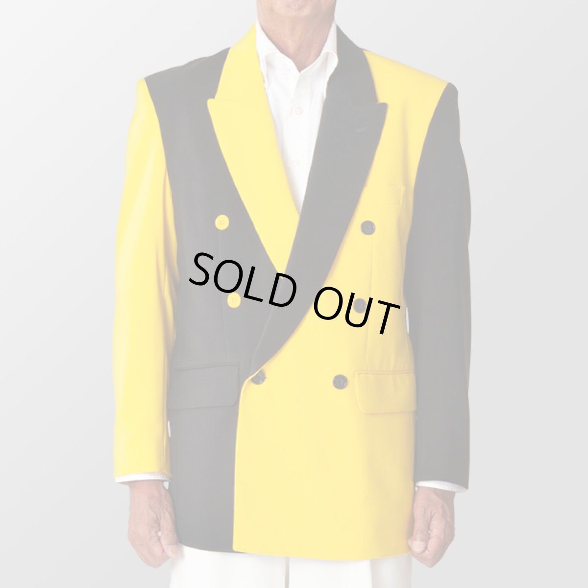 ステージ衣装 カラオケ衣装 イエローXブラック 黄色X黒 ジャケット