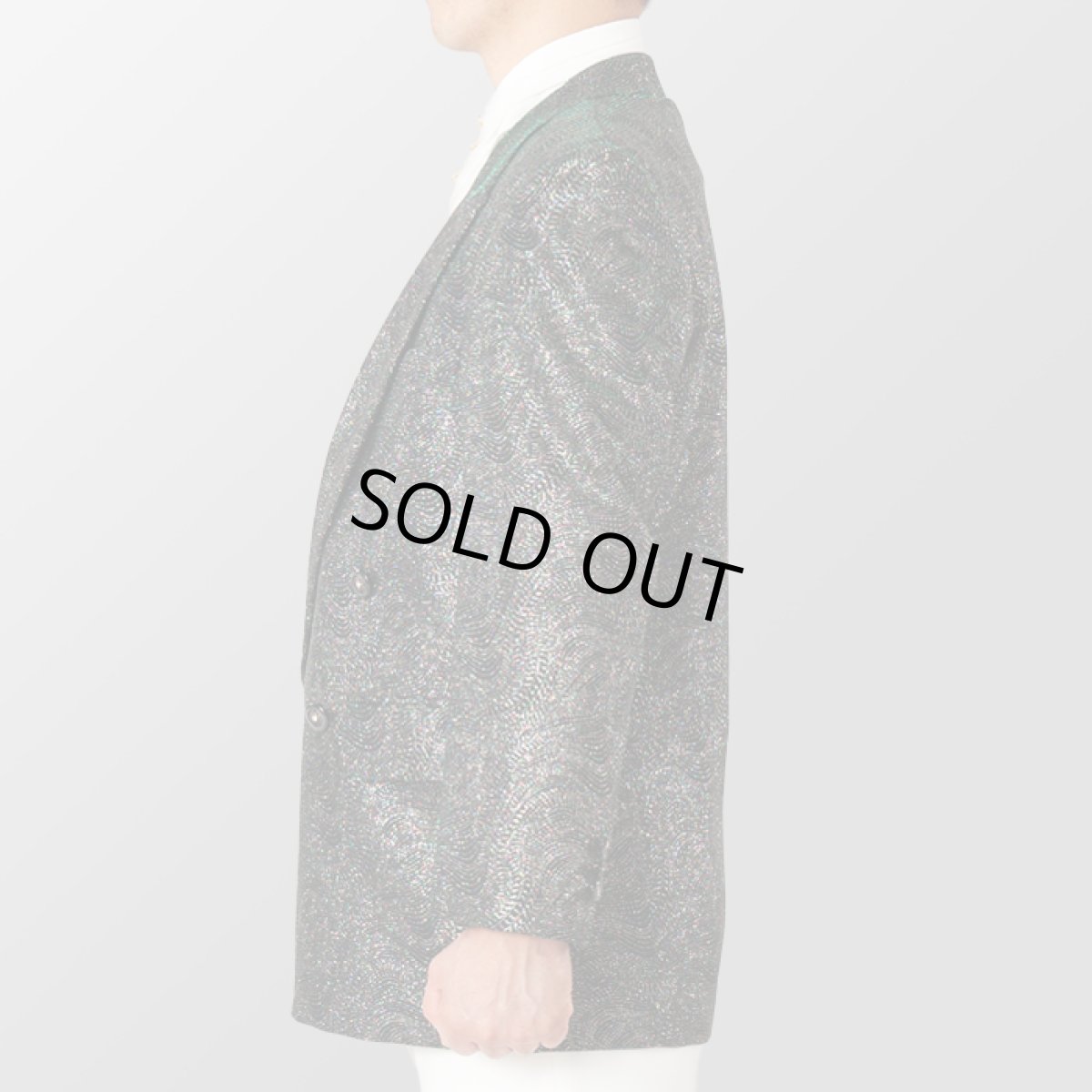 シルバー×グリーン 銀色×緑 ジャケット