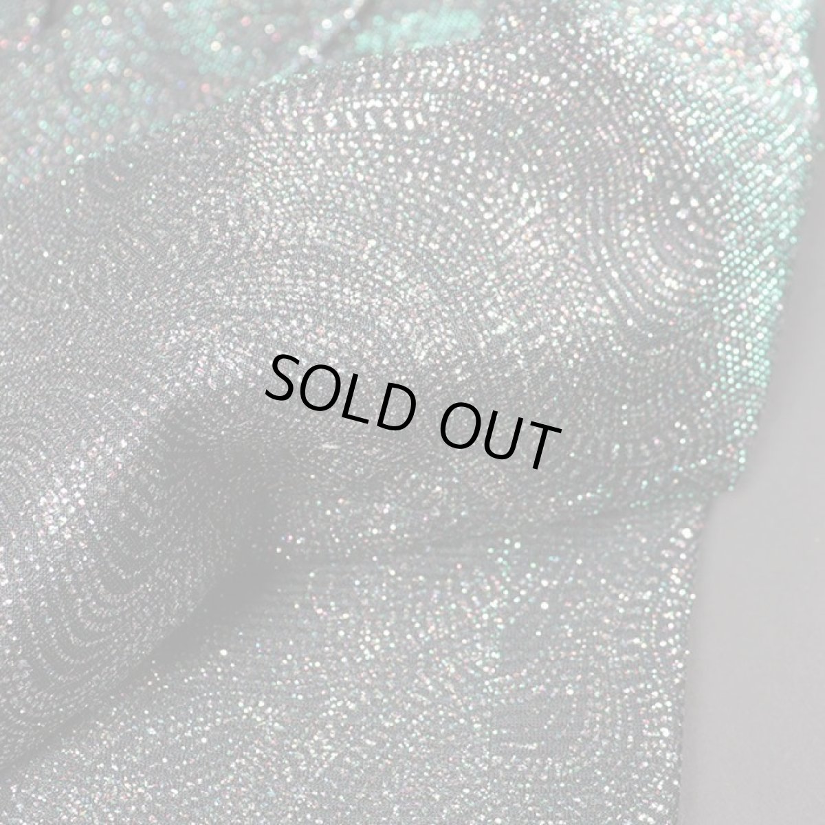 生地感 シルバー×グリーン