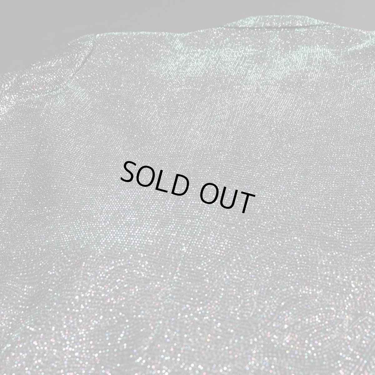 生地感 シルバー×グリーン