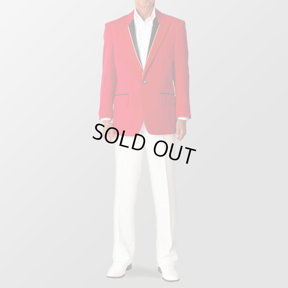 ステージ衣装 カラオケ衣装 セットアップ例 レッド 赤 スーツ