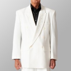 ステージ衣装 カラオケ衣装 ホワイト 白 ジャケット