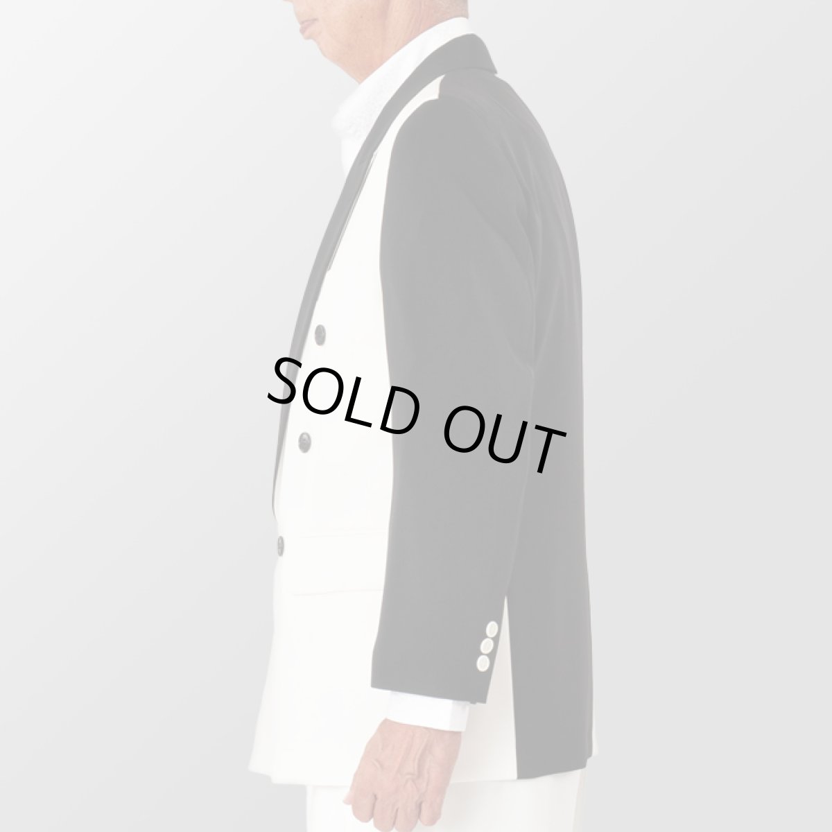 ホワイトXブラック 白X黒 ジャケット