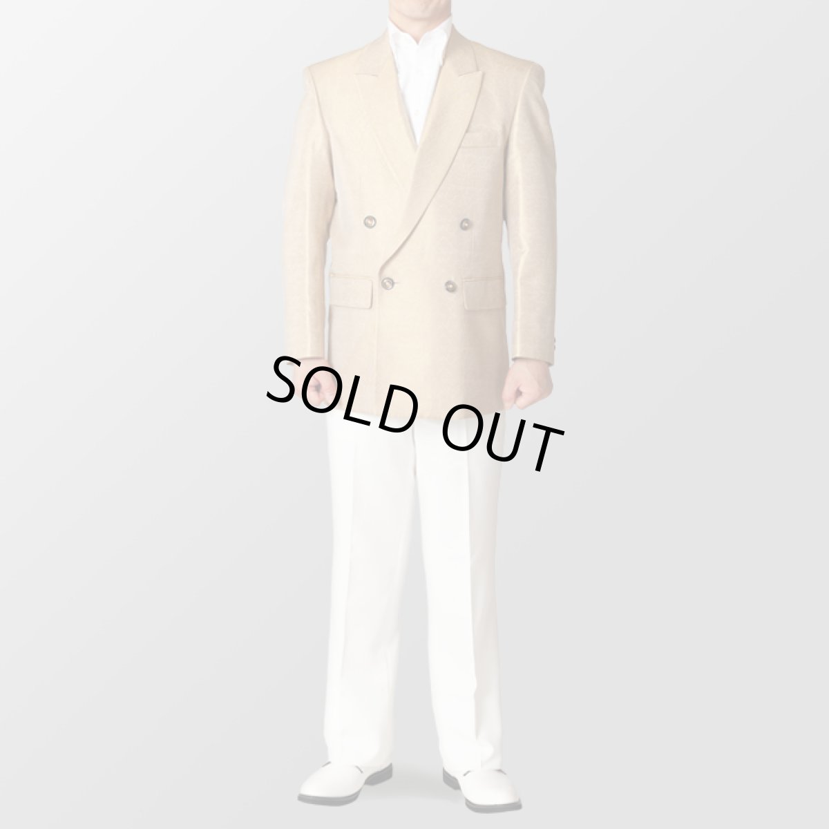 ステージ衣装 カラオケ衣装 セットアップ例 ゴールド 金 スーツ