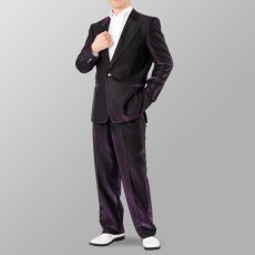 ステージ衣装 セットアップ例 パープル 紫 スーツ
