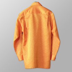 ステージ衣装 オレンジ ボタンダウンシャツ