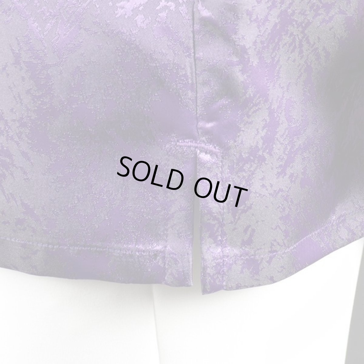 裾スリット パープル 紫