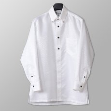 ステージ衣装 ホワイト 白 ボタンダウンシャツ