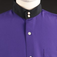 クレリックシャツ パープル 紫