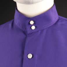 立襟 パープル 紫