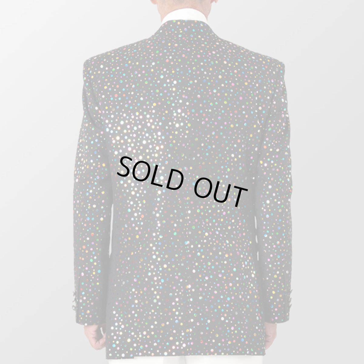 ブラック 黒 水玉 ジャケット