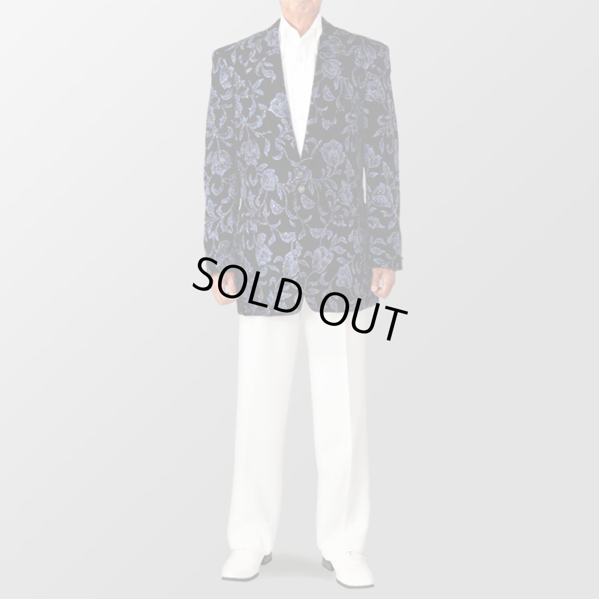 ステージ衣装 カラオケ衣装 セットアップ例 ネイビー 紺色 スーツ