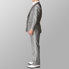 セットアップ例 シルバー 銀色 スーツ