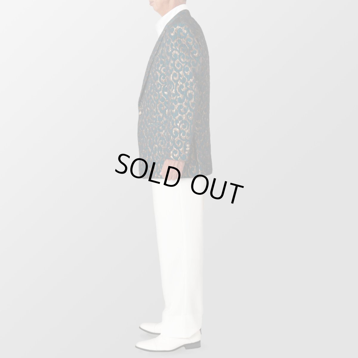 セットアップ例 グリーン 緑 スーツ