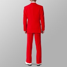 セットアップ例 レッド 赤 スーツ