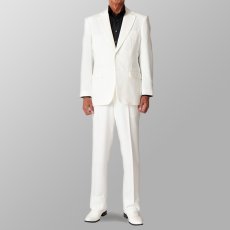 ステージ衣装 カラオケ衣装 セットアップ例 ホワイト 白 スーツ