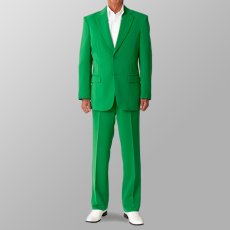 ステージ衣装 カラオケ衣装 セットアップ例 グリーン 緑 スーツ