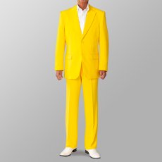 ステージ衣装 カラオケ衣装 セットアップ例 イエロー 黄色 スーツ