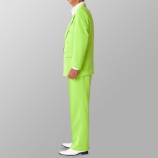 セットアップ例 ライトグリーン 黄緑色 スーツ