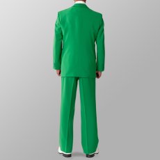 セットアップ例 グリーン 緑 スーツ