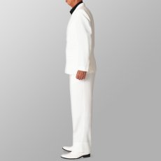 セットアップ例 ステージ衣装 カラオケ衣装 ホワイト 白 ジャケット