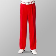 ステージ衣装 カラオケ衣装 ゴルフウェア レッド 赤 スラックス