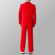 セットアップ例 レッド 赤 スーツ