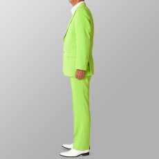 セットアップ例 ライトグリーン 黄緑 スーツ