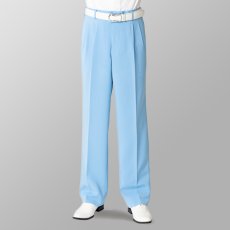 ステージ衣装 カラオケ衣装 ゴルフウェア ライトブルー 水色 スラックス