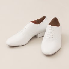 ステージ衣装 白靴 レザーシューズ ホワイト