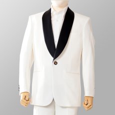 ステージ衣装 カラオケ衣装 ホワイト 白 ジャケット