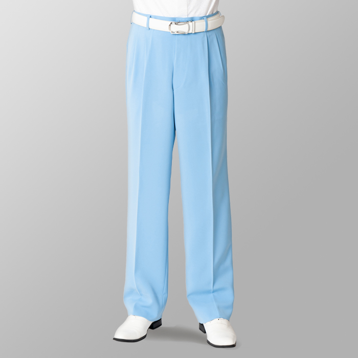 ステージ衣装 カラオケ衣装 ライトブルー 水色 スラックス